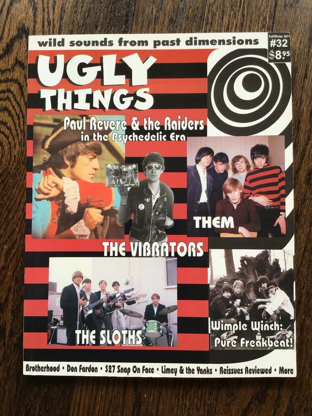 Ugly Things Magazine #32 Fall/Winter 2011 The Vibrators Wimple Winch The Sloths